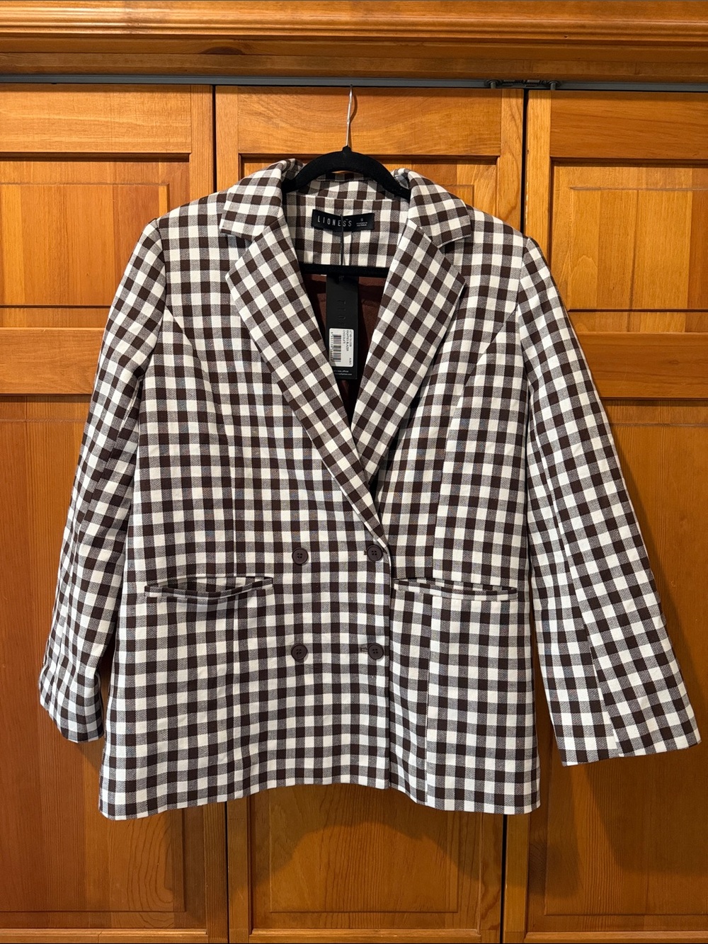 NWT Lioness 80s Blazer in Chocolate